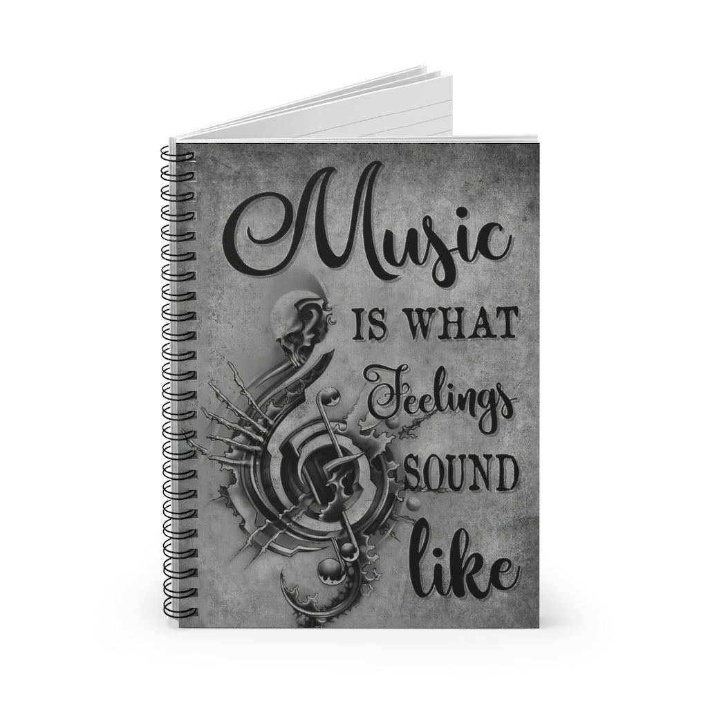 Spiral Notebook MUSIC IS WHAT FEELING SKULL-gigapixel