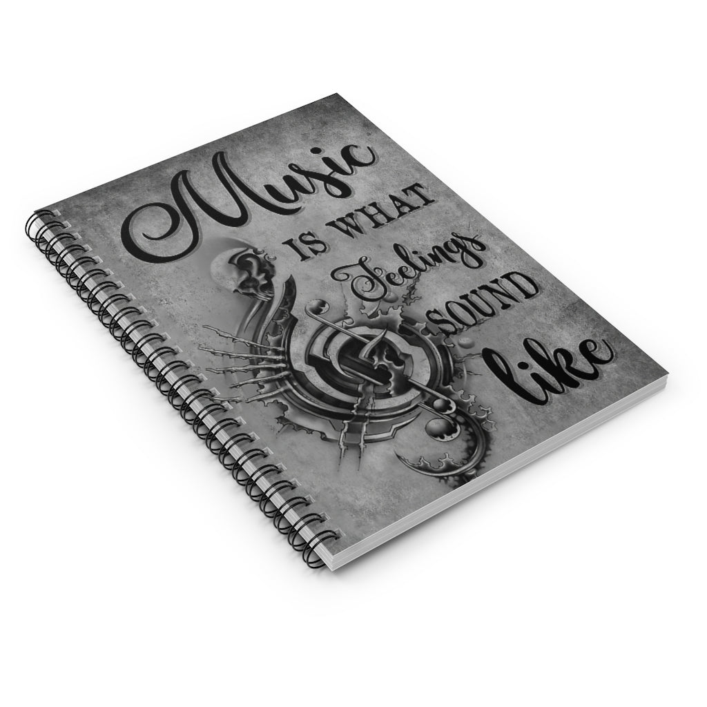 Spiral Notebook MUSIC IS WHAT FEELING SKULL-gigapixel