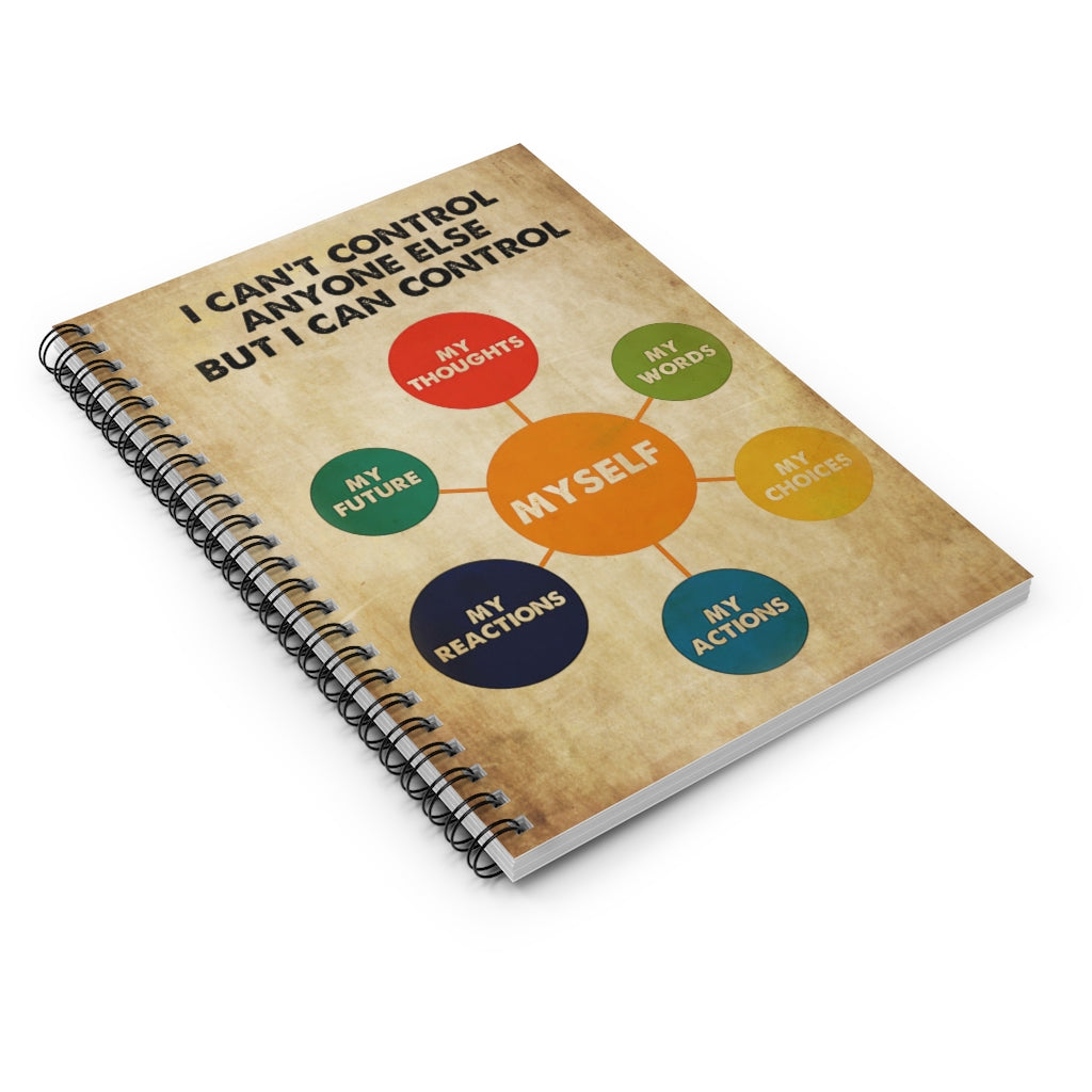 Spiral Notebook MENTAL HEALTH I CAN CONTROL - PRINT POSTER WALL ART HOME DECOR-gigapixel