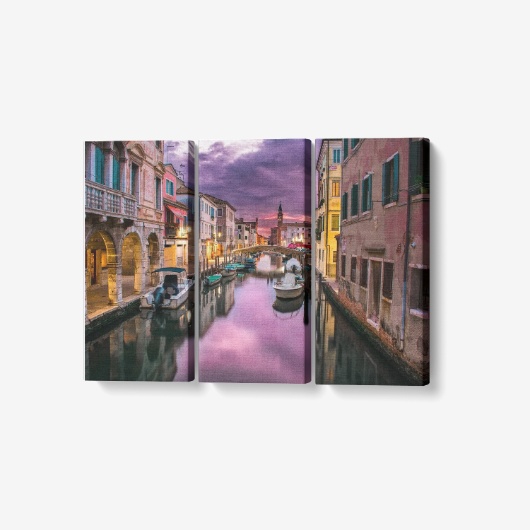 3 Piece Canvas Wall Art for Living Room - Framed Ready to Hang 3x8"x18"