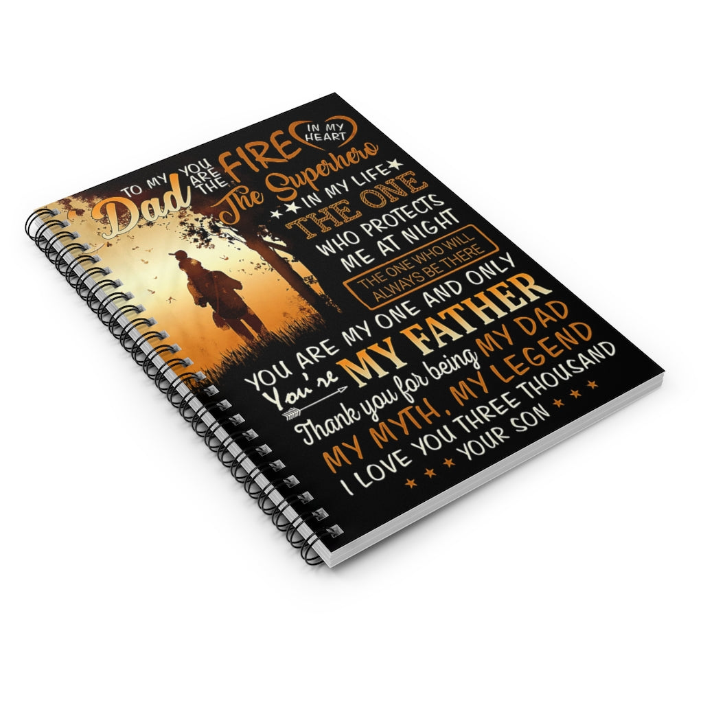 Spiral Notebook TO MY DAD MY SUPERHERO-gigapixel