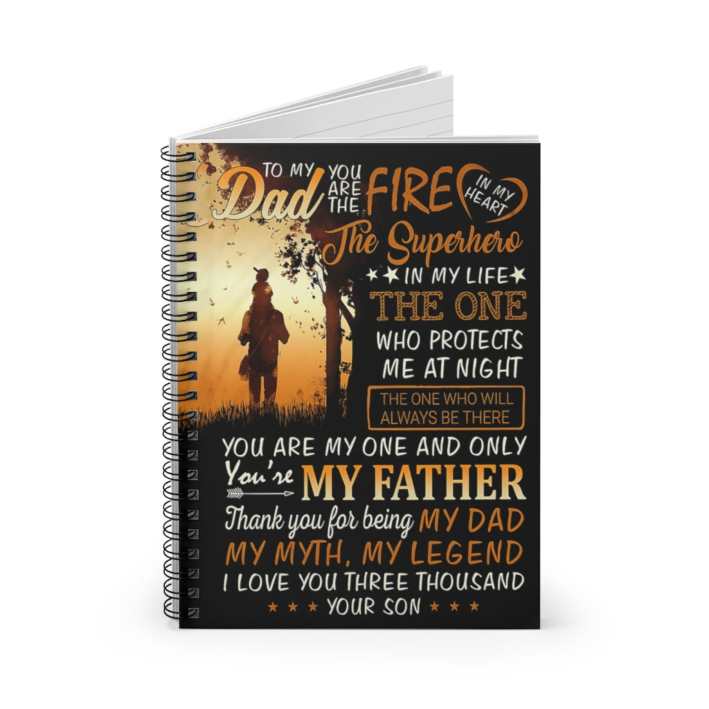 Spiral Notebook TO MY DAD MY SUPERHERO-gigapixel