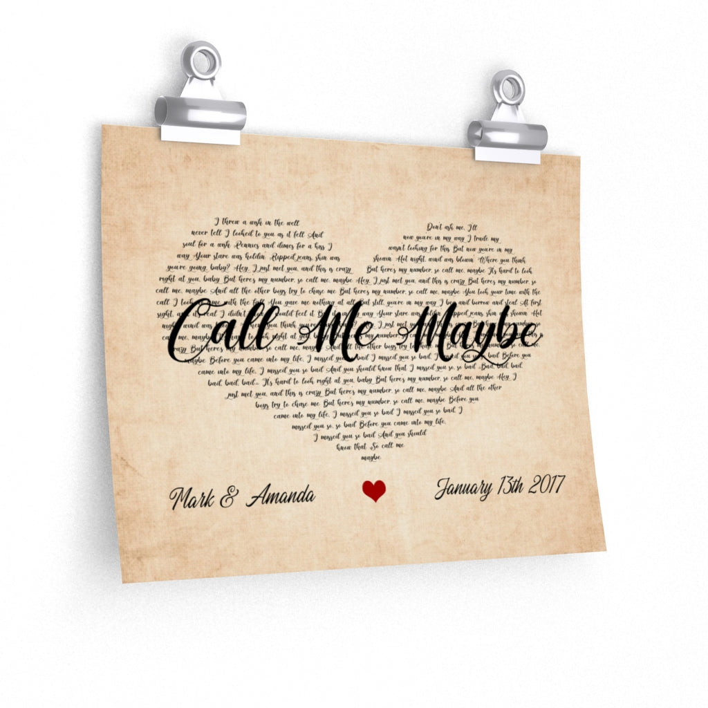 Macdonald Poster 9x11 Call Me Maybe
