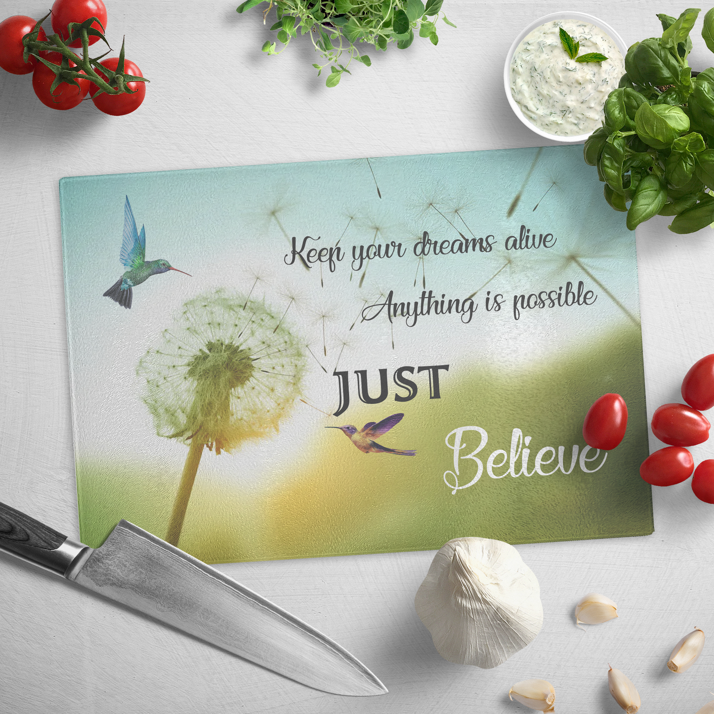 Keep your dreams alive Anything is possible just believe