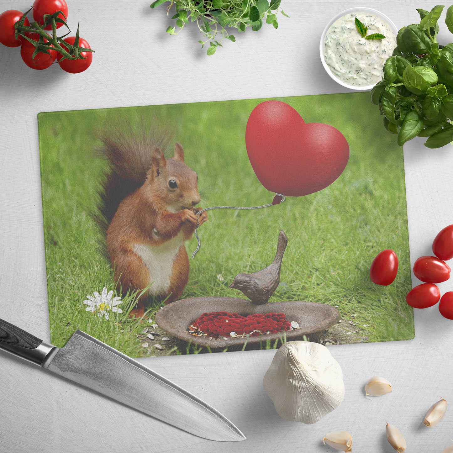 mischievous squirrel