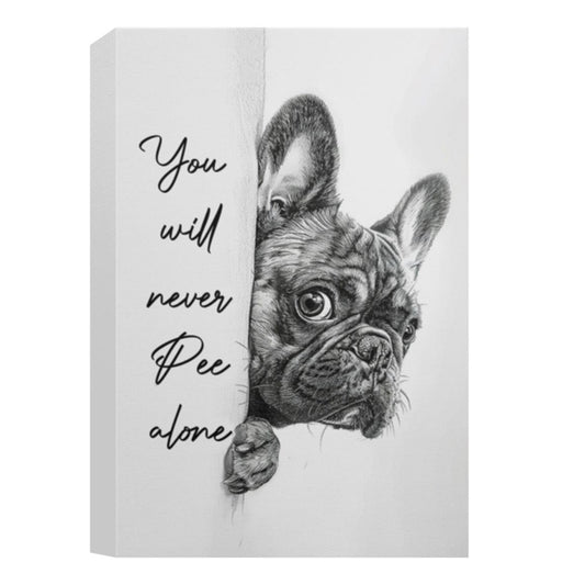 Bulldog canvas full size CANPO15 Deluxe Portrait Canvas 1.5in Frame