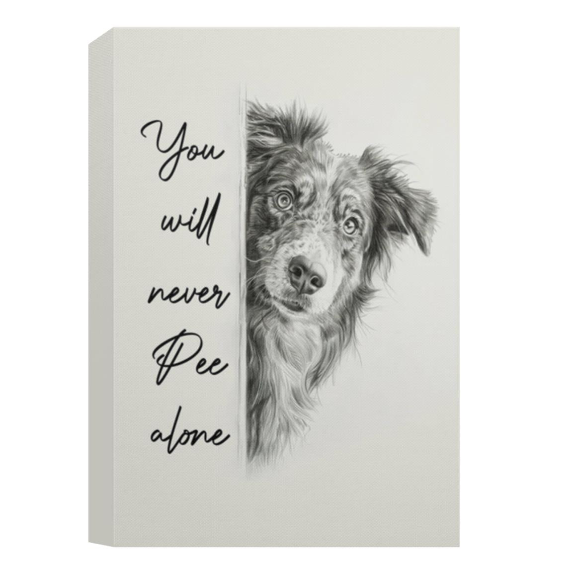 Shepherd full size CANPO15 Deluxe Portrait Canvas 1.5in Frame