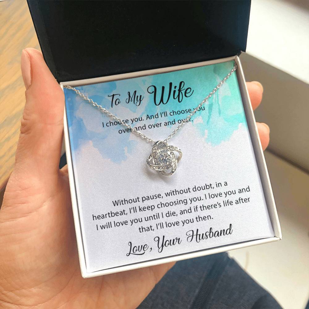 Message Card Template (3 Love Knot Main