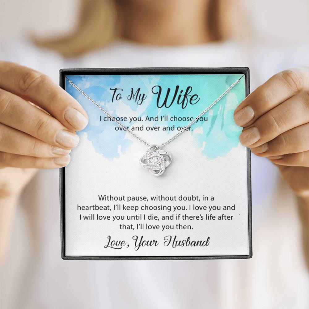 Message Card Template (3 Love Knot Main