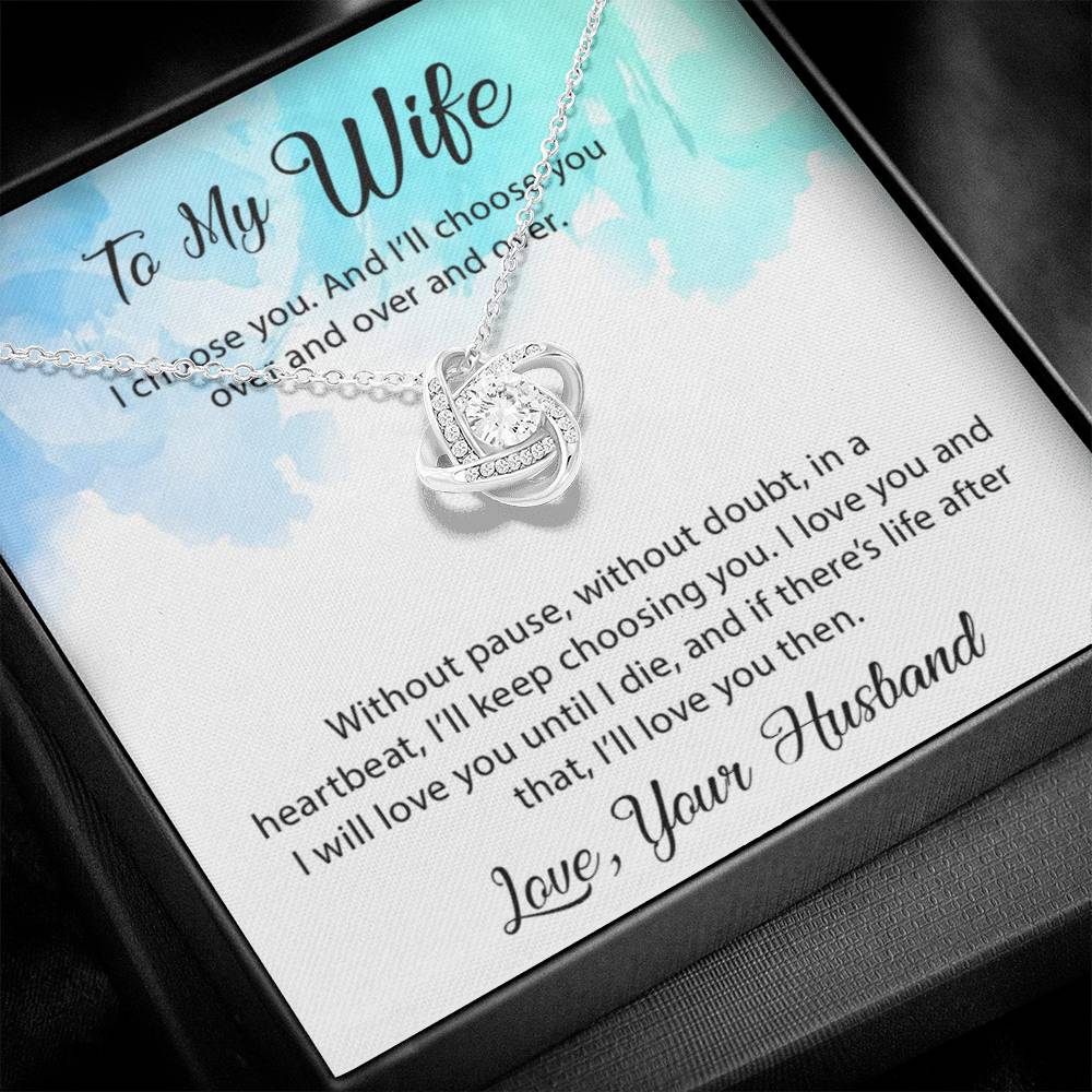 Message Card Template (3 Love Knot Main