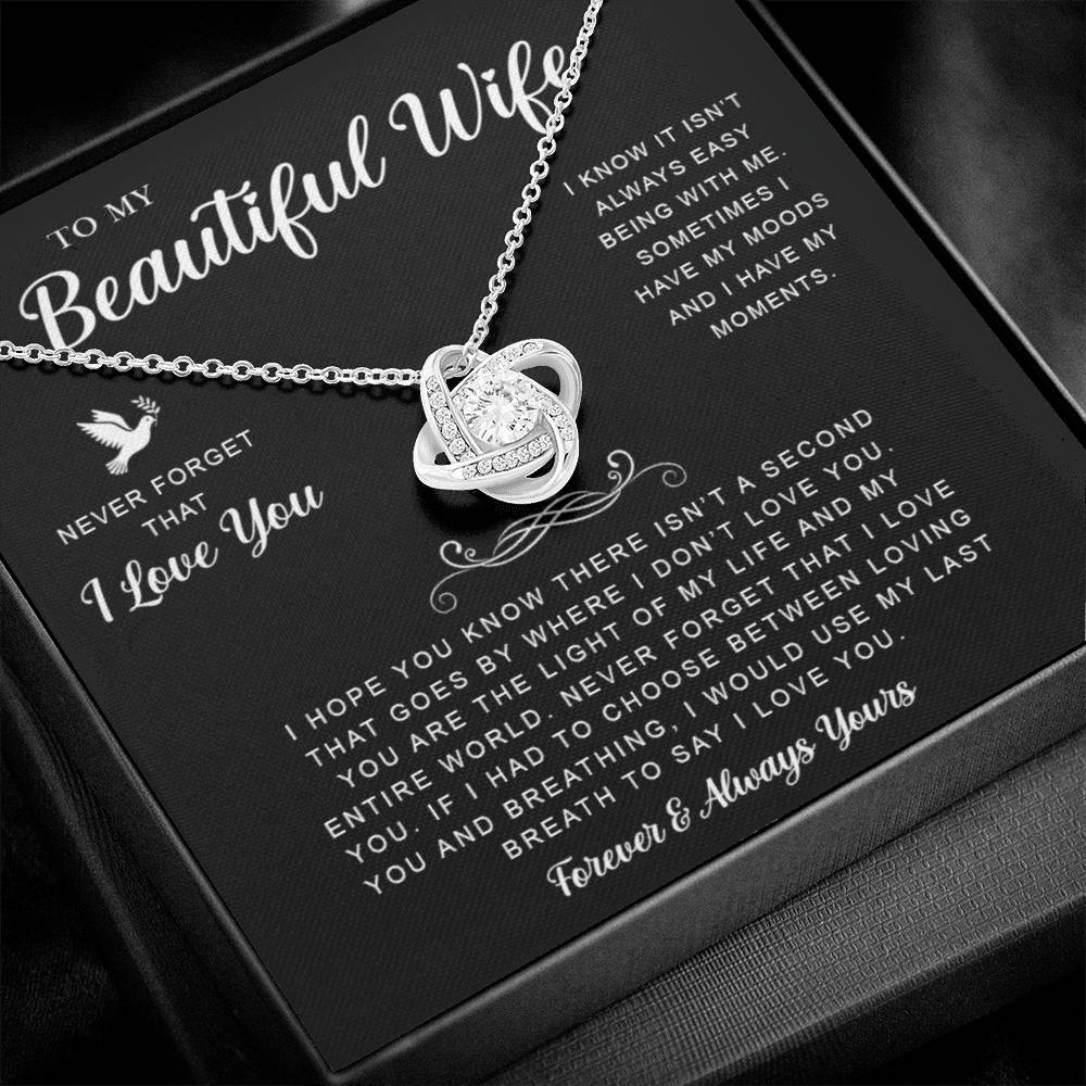 Message Card Template (5 Love Knot Main