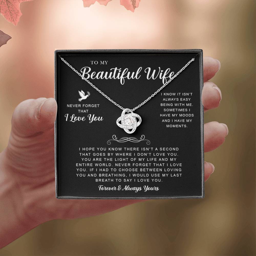 Message Card Template (5 Love Knot Main