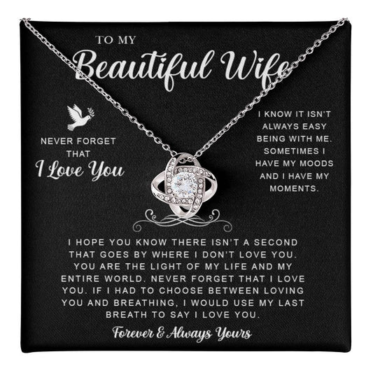 Message Card Template (5 Love Knot Main