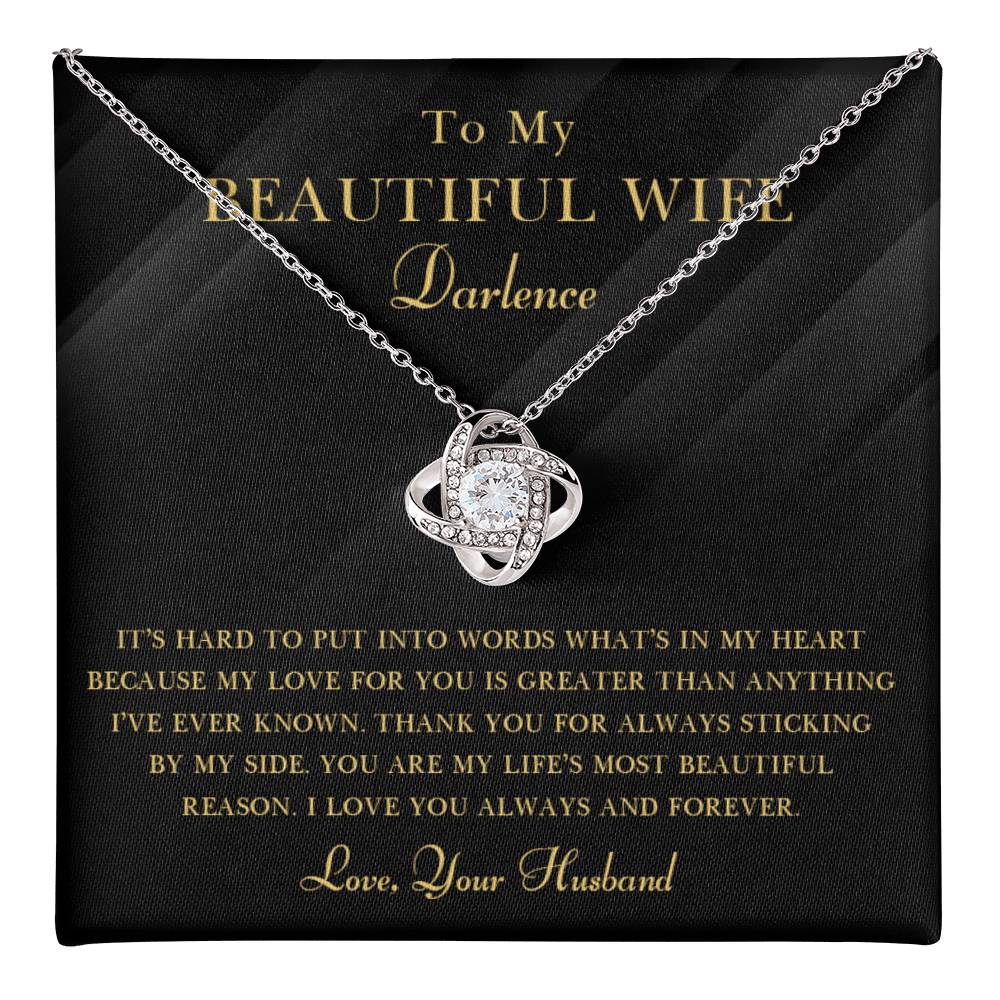 Message Card Template (4 Love Knot Main