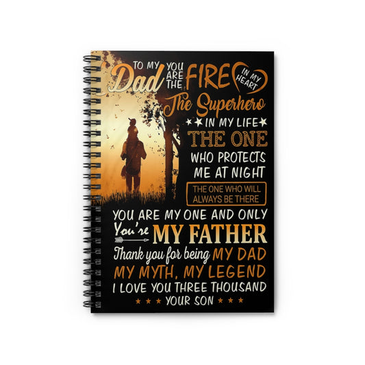 Spiral Notebook TO MY DAD MY SUPERHERO-gigapixel