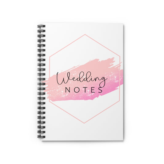 Vigifsana Inspirational Pink Geometric Wedding Notebook to Stay Organized and Plan for The Bride to Be 118 Pages Lined Notebook