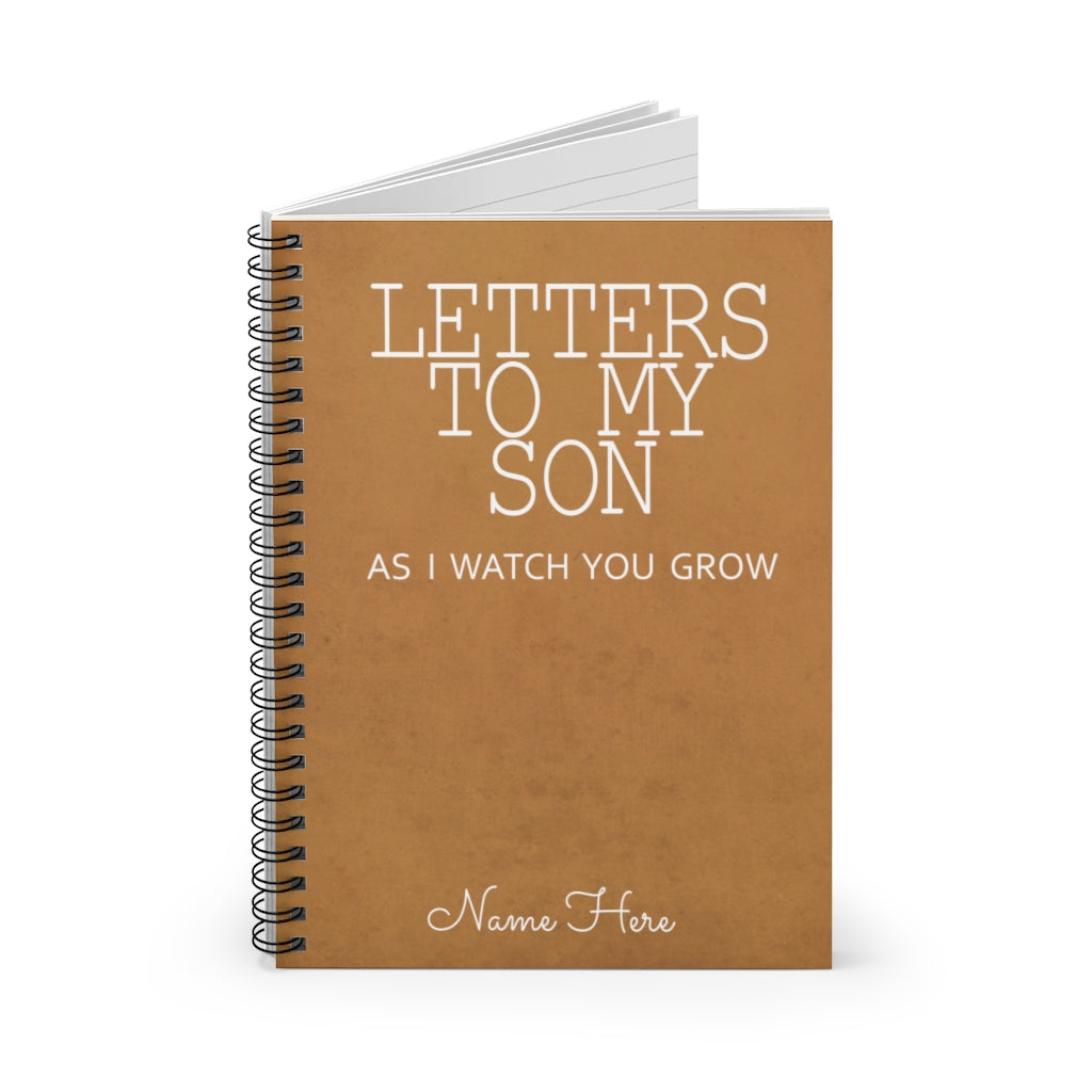 Spiral Notebook - Ruled Line Personalised Gift, Stationery Gift, Personalised Notebook, New Baby, Mum Gift, New Parents, Gift Ideas, Baby Journal