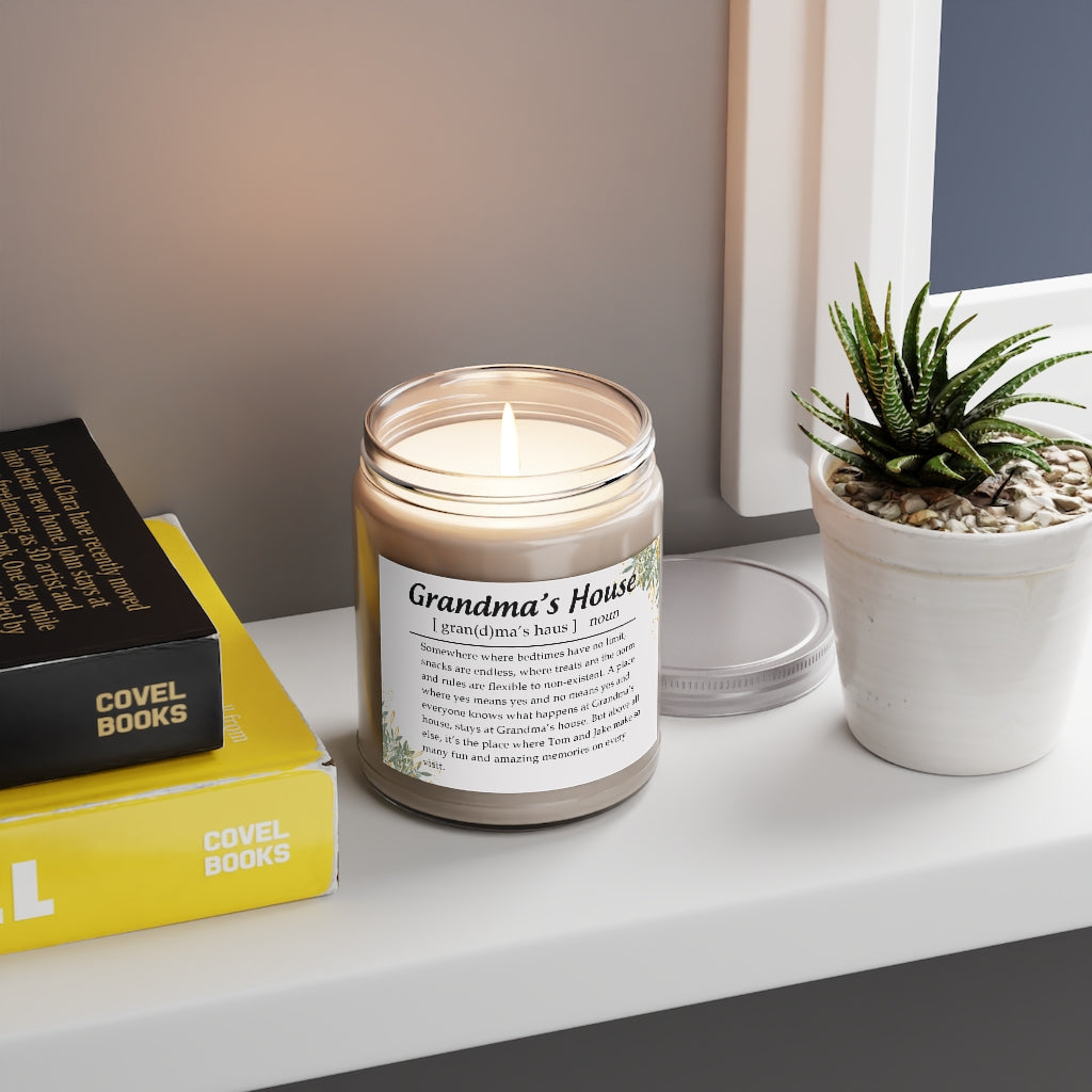 Grandma's House Personalised Funny Definition Candle