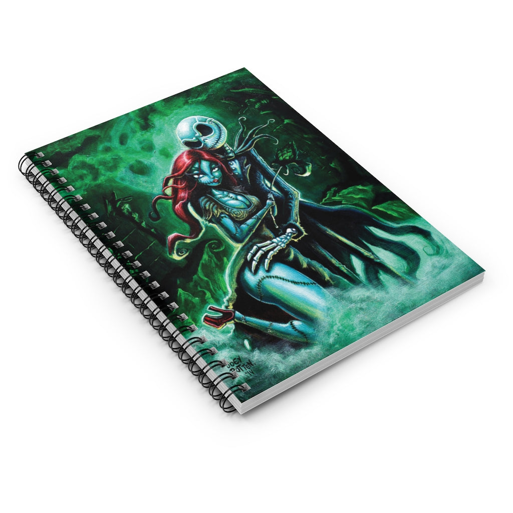 Motivational Paper Holidays Events The Nightmare Before Christmas Jack Killington and Sally Family Friend Awesome Gifts Birthday Decor Home Spiral Notebook - Ruled Line