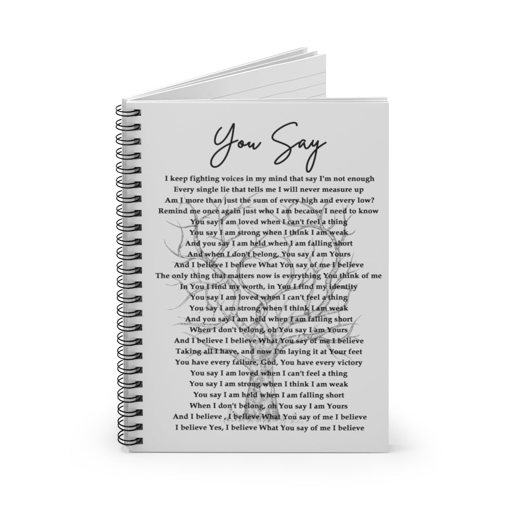 Inspirational Gifts Poster to My Daughter You Say Lauren Daigle Song Lyrics Poster, Music Creative Ideal Gift, Lyrics Gift Poster Prints Home Decor Wall Art Bedroom, Kitchen Living Room Décor