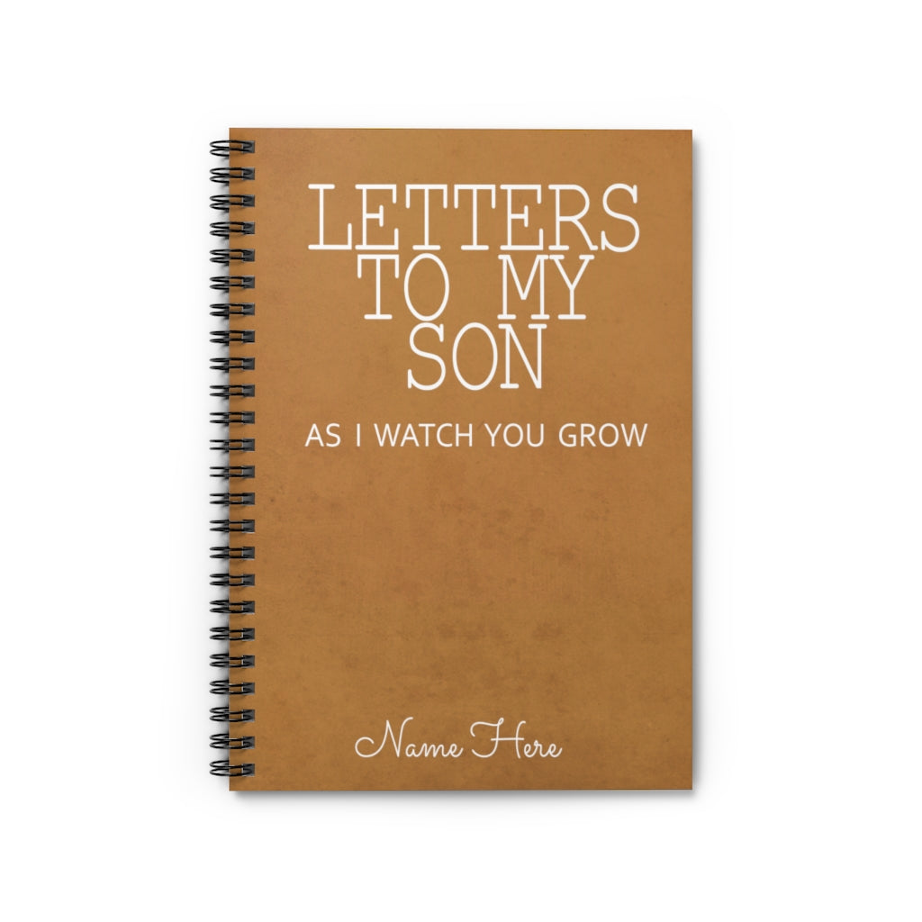 Spiral Notebook - Ruled Line Personalised Gift, Stationery Gift, Personalised Notebook, New Baby, Mum Gift, New Parents, Gift Ideas, Baby Journal