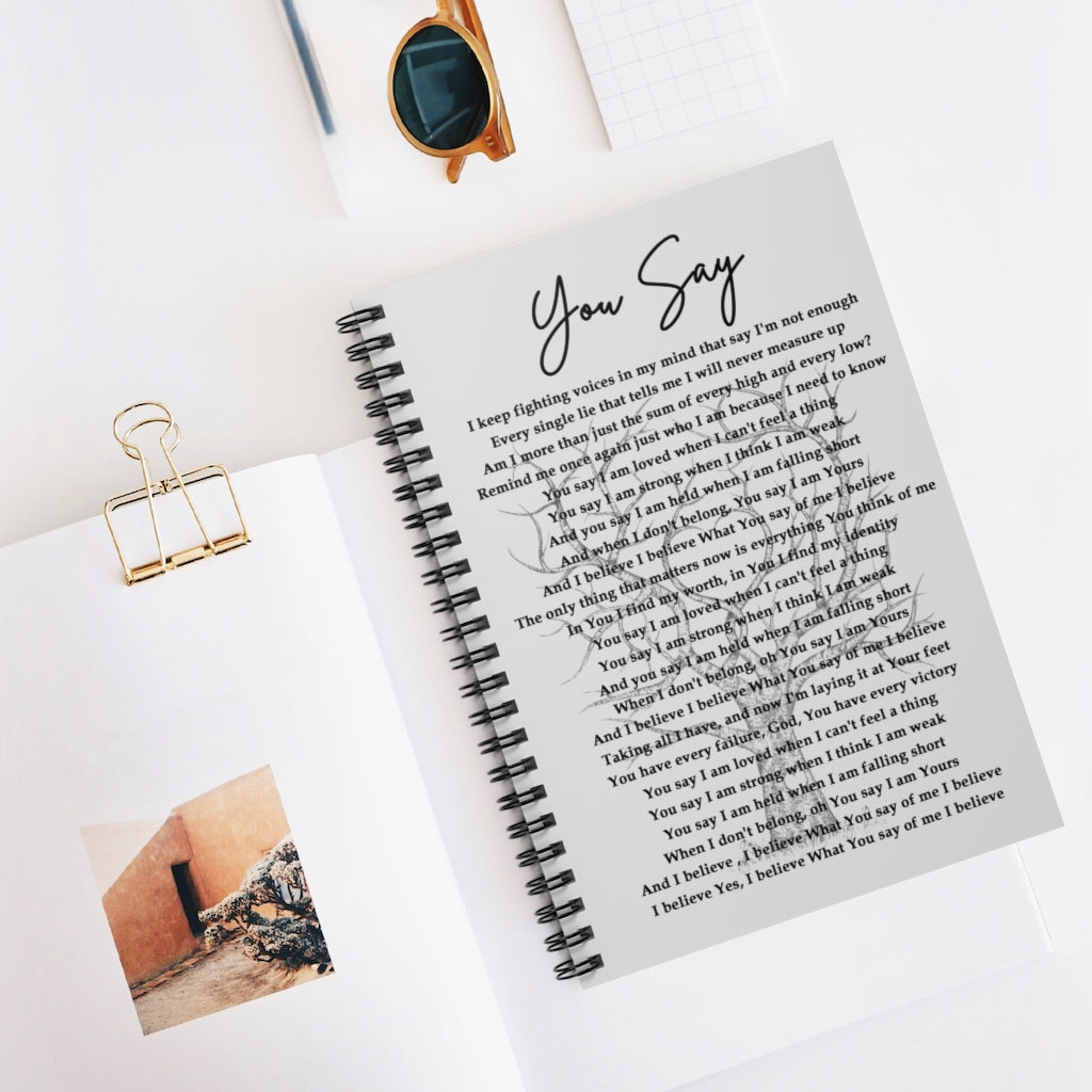 Inspirational Gifts Poster to My Daughter You Say Lauren Daigle Song Lyrics Poster, Music Creative Ideal Gift, Lyrics Gift Poster Prints Home Decor Wall Art Bedroom, Kitchen Living Room Décor