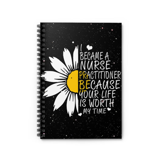 Nurse Practitioner - I Became Vintage Meaning Keywords Birthday Gifts Spiral Notebook - Ruled Line Gift Ideas  Baby Journal  Keepsake Spiral Notebook