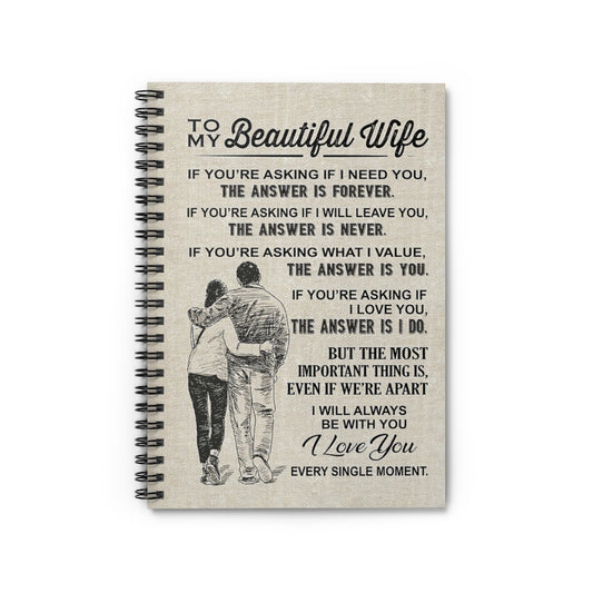 Spiral Notebook TO MY WIFE I WILL ALWAYS BE WITH YOU - PRINT POSTER WALL ART HOME DECOR-gigapixel