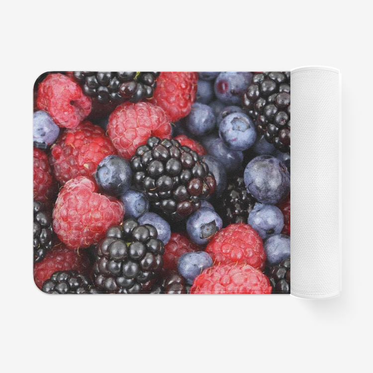 Blueberry and  Raspberries