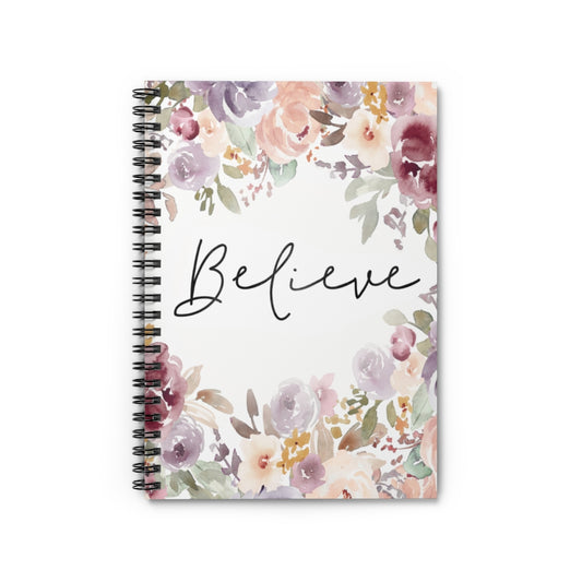 Vigifsana Meaningful Quote Believe Spiral Notebook - Ruled Line 118 Pages Lined Notebook