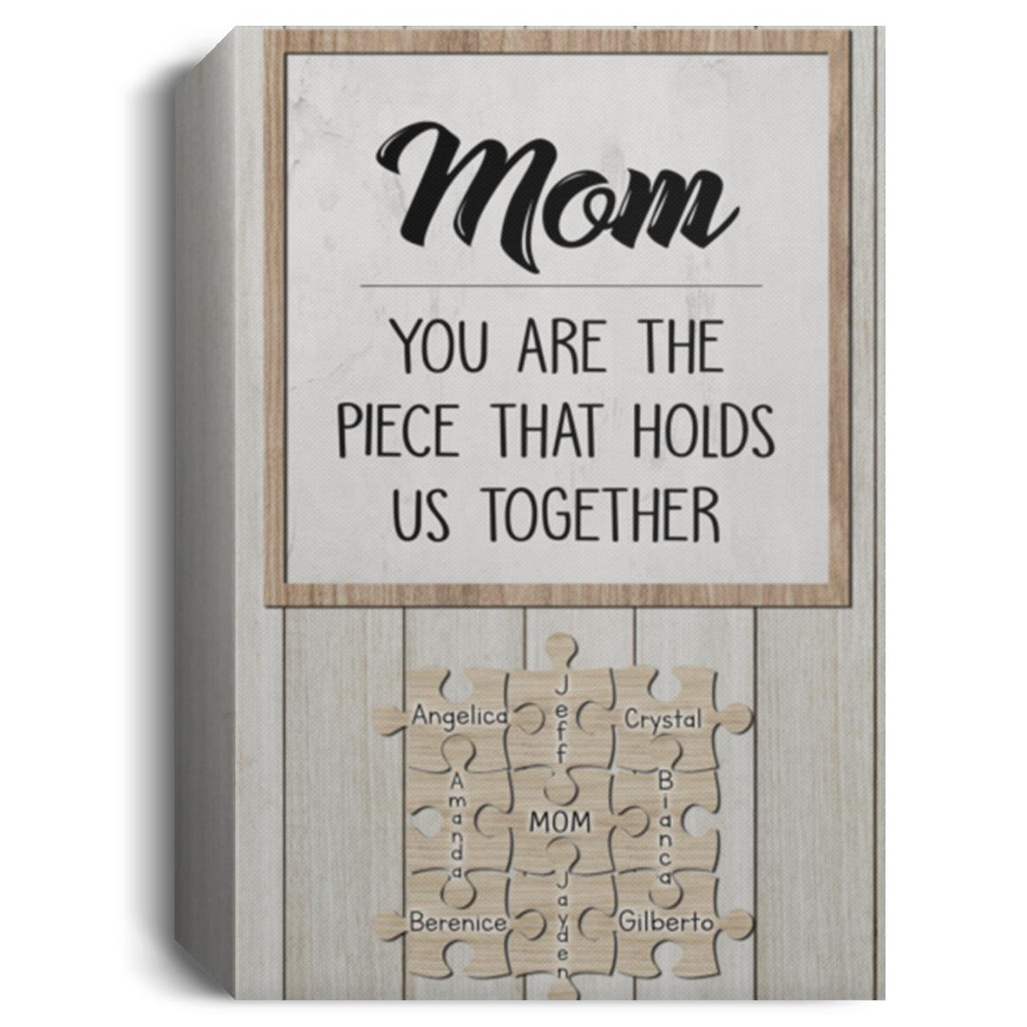 Mom, Angelica, Crystal, Jeff, Amanda, Bianca, Berenice, Gilberto, Jayden 12x18 Bianca