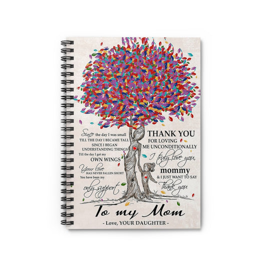 Spiral Notebook TO MY MOM FROM DAUGHTER-gigapixel