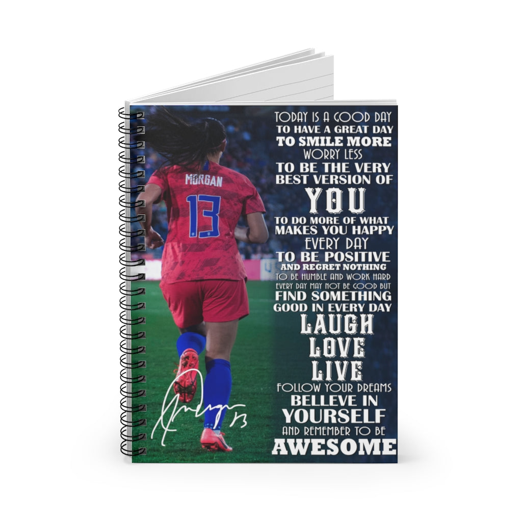 Spiral Notebook - Ruled Line Gifts Today is A Good Day to Have A Great Day Art Print Family Friend Gift Unisex, Wedding, Anniversary, Awesome Birthday Perfect Happy Birthday