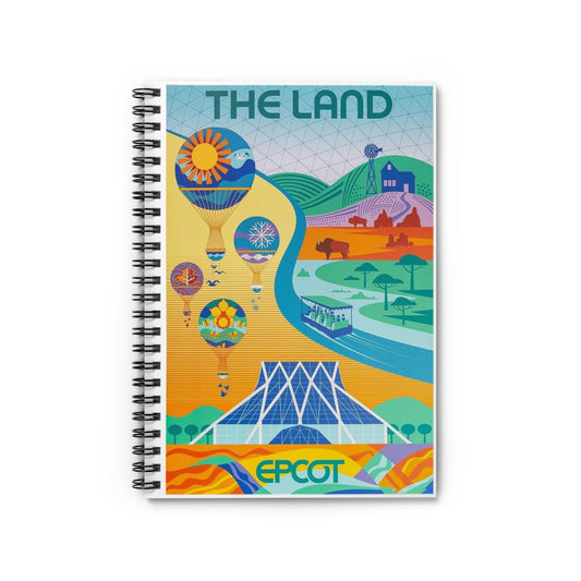 Spiral Notebook Customized to My Dad The Land Epcot Print Family Friend Gift, Birthday Ruled Line