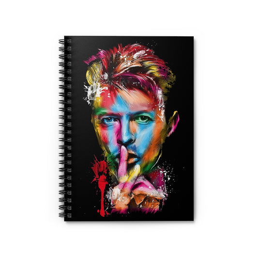 to My Wife Poster Watercolor David Bowie Unframed Print Wall Art, Spiral Notebook - Ruled Line New Parents Gift Ideas  Baby Journal