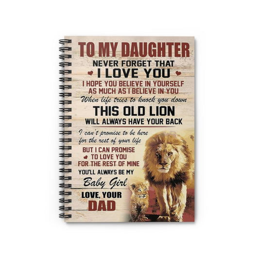 Spiral Notebook TO MY DAUGHTER ALWAYS MY BABY GIRL-gigapixel