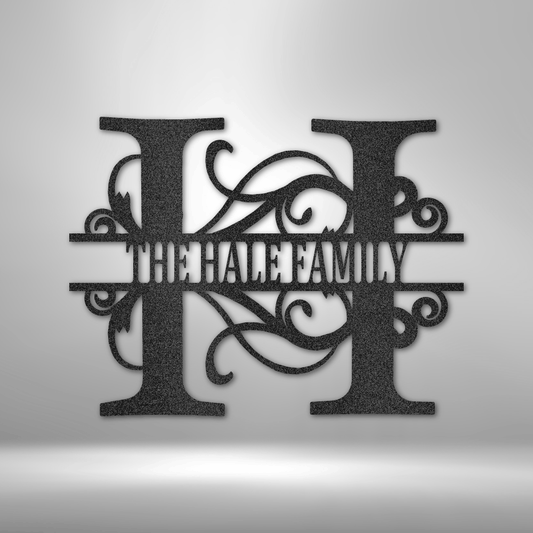 Split Letter Monogram