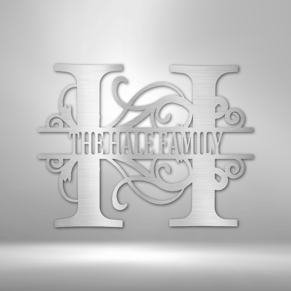 Split Letter Monogram