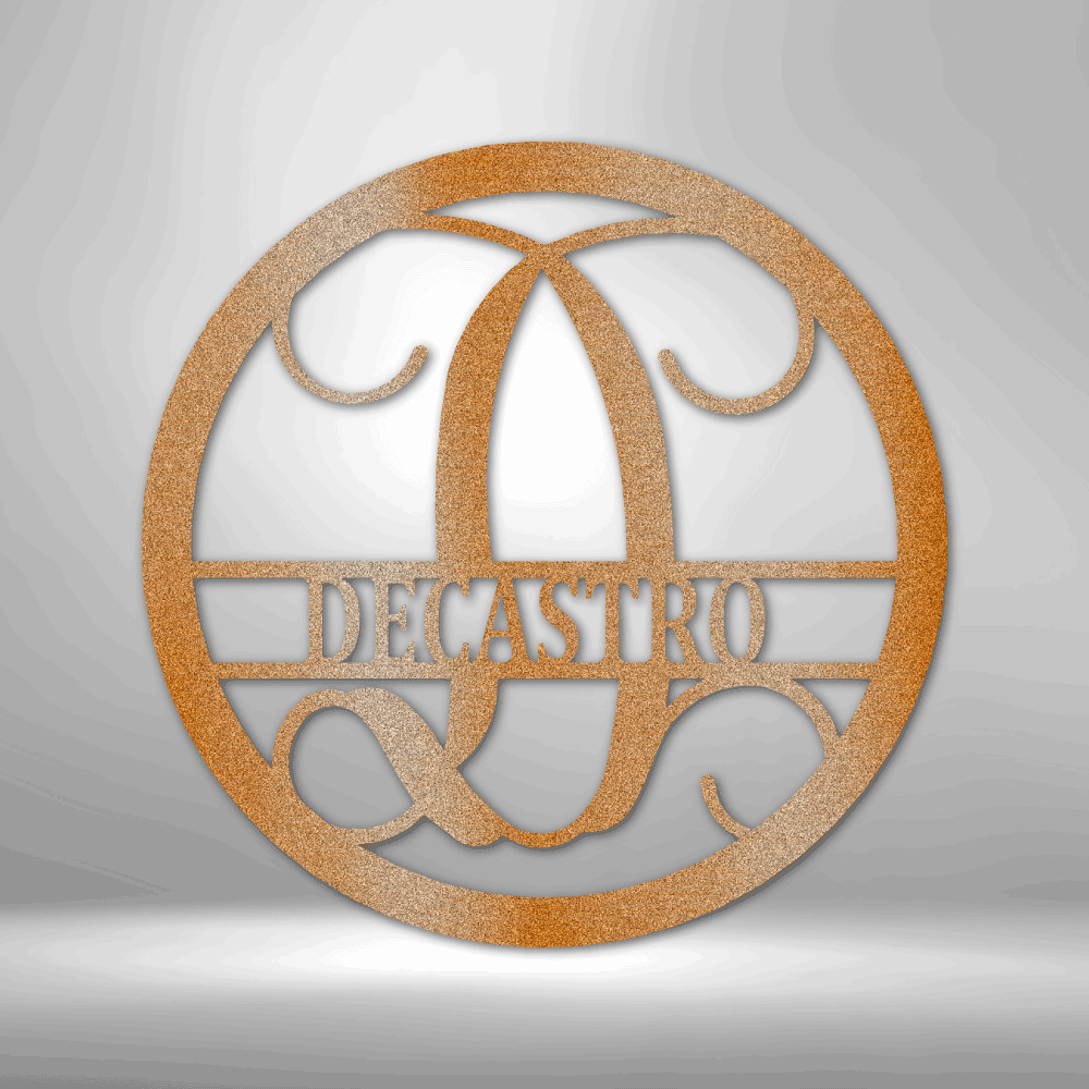 Circle Vine Monogram