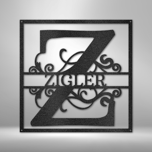 Split Square Monogram
