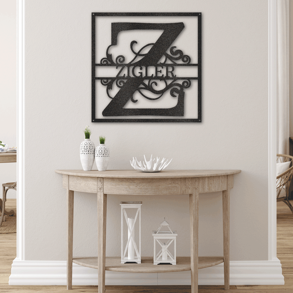Split Square Monogram