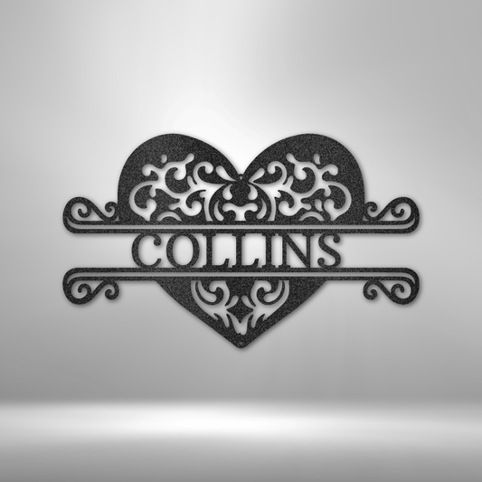 Fancy Heart Monogram