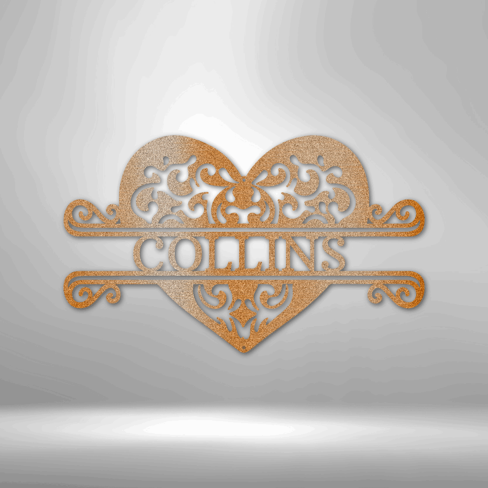Fancy Heart Monogram