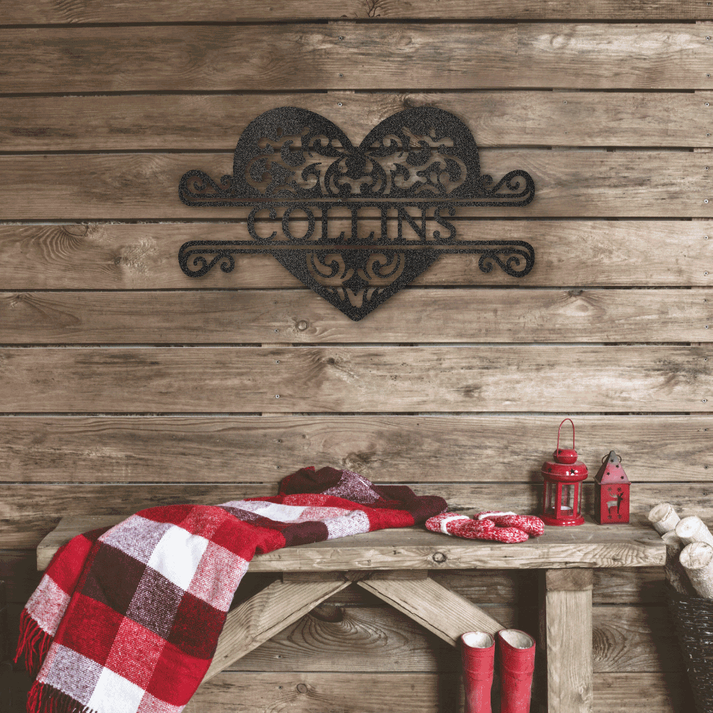 Fancy Heart Monogram