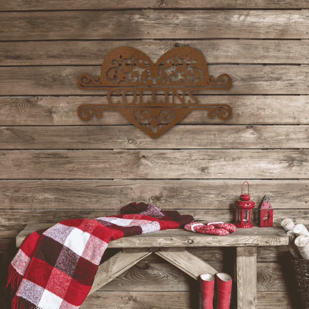Fancy Heart Monogram