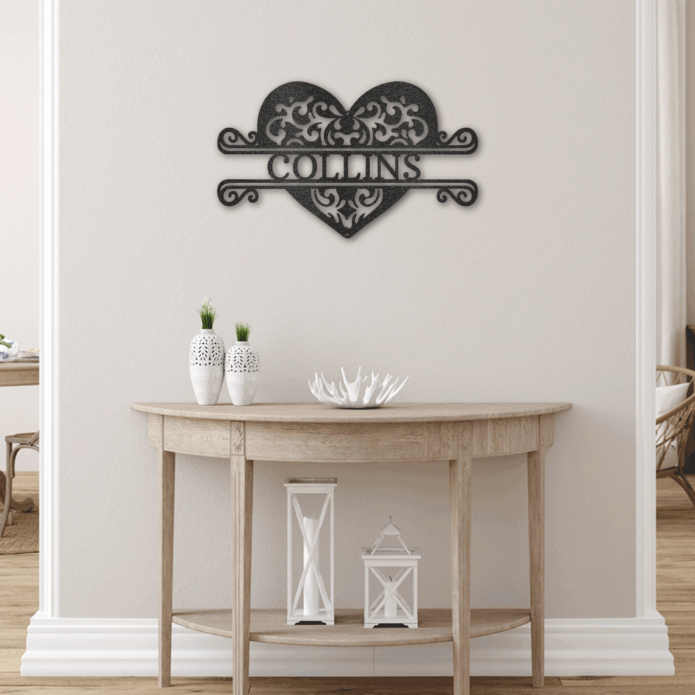 Fancy Heart Monogram