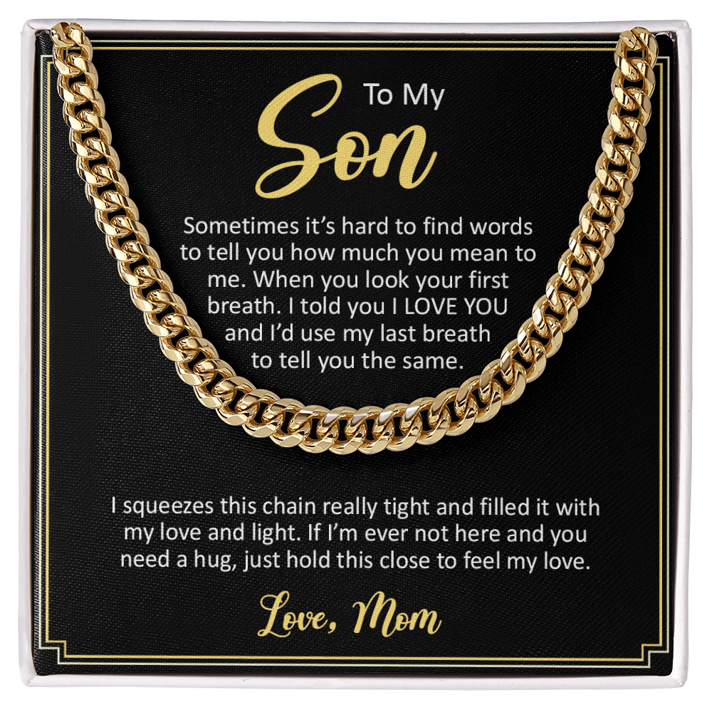 Son2508211-4 Cuban Link Chain