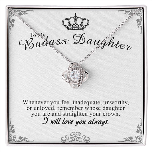 to My Badass Daughter Necklace, Remember Whose Daughter Hj Daughter-01