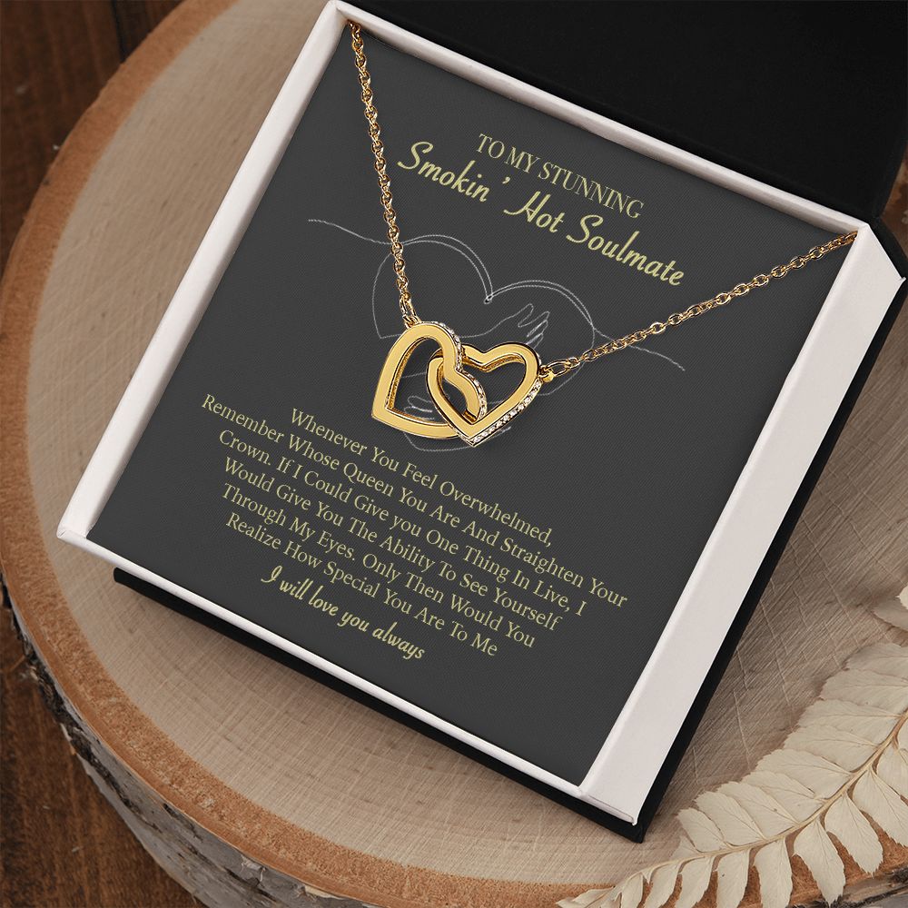 To My Smokin Hot Soulmate Necklace ver 05, Mahogany Style Luxury Box