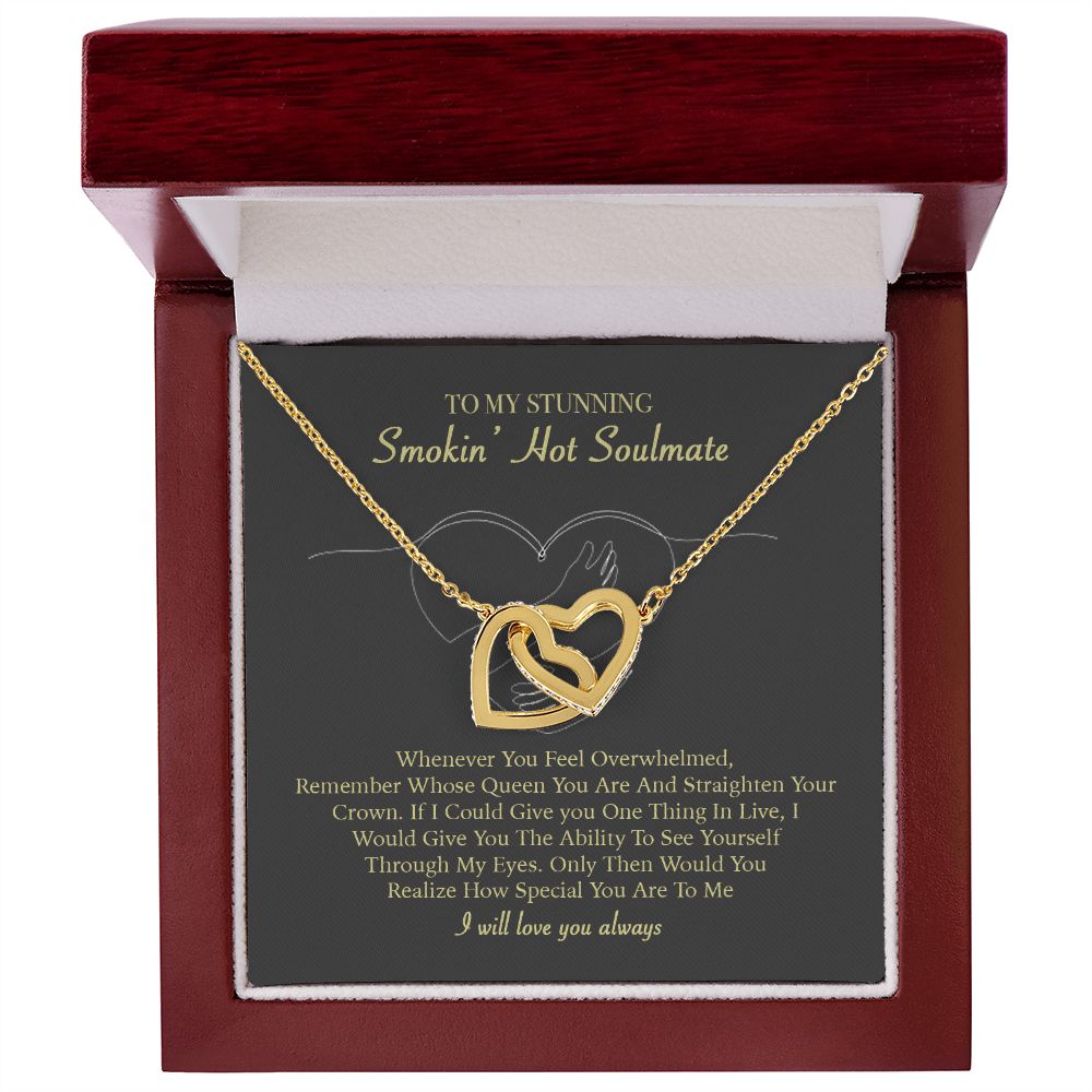 To My Smokin Hot Soulmate Necklace ver 05, Mahogany Style Luxury Box